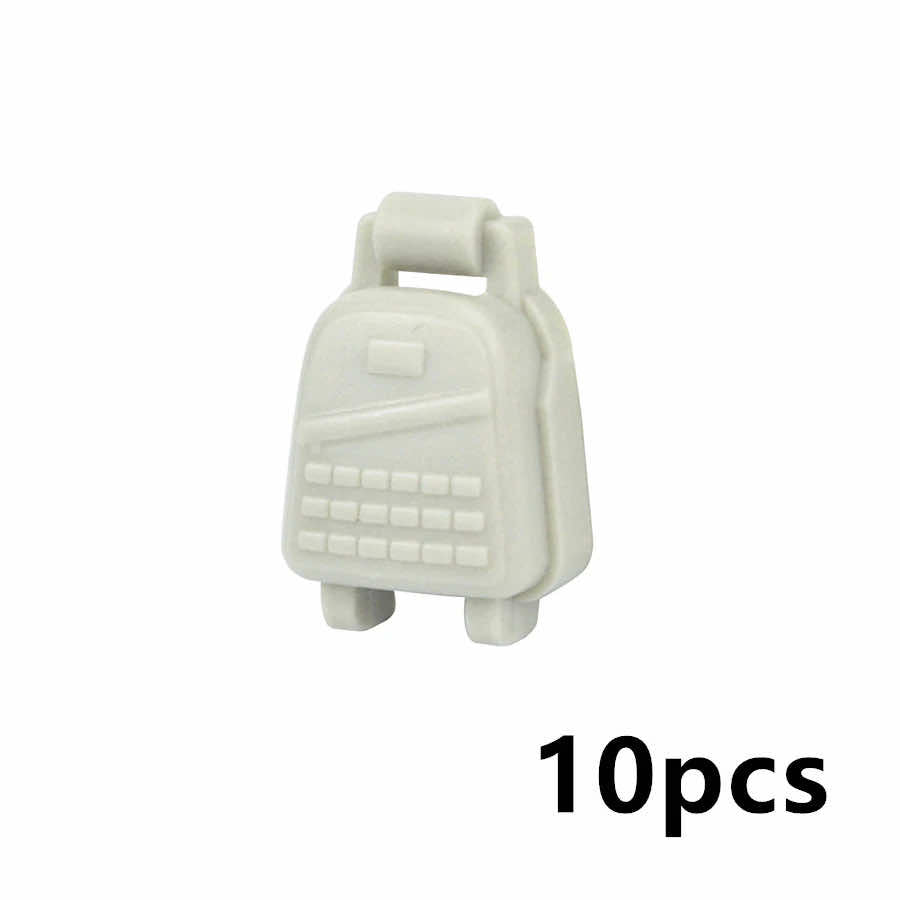 Backpack Armor Vest Army Weapon Soldier Figures Building Blocks Toy DIY