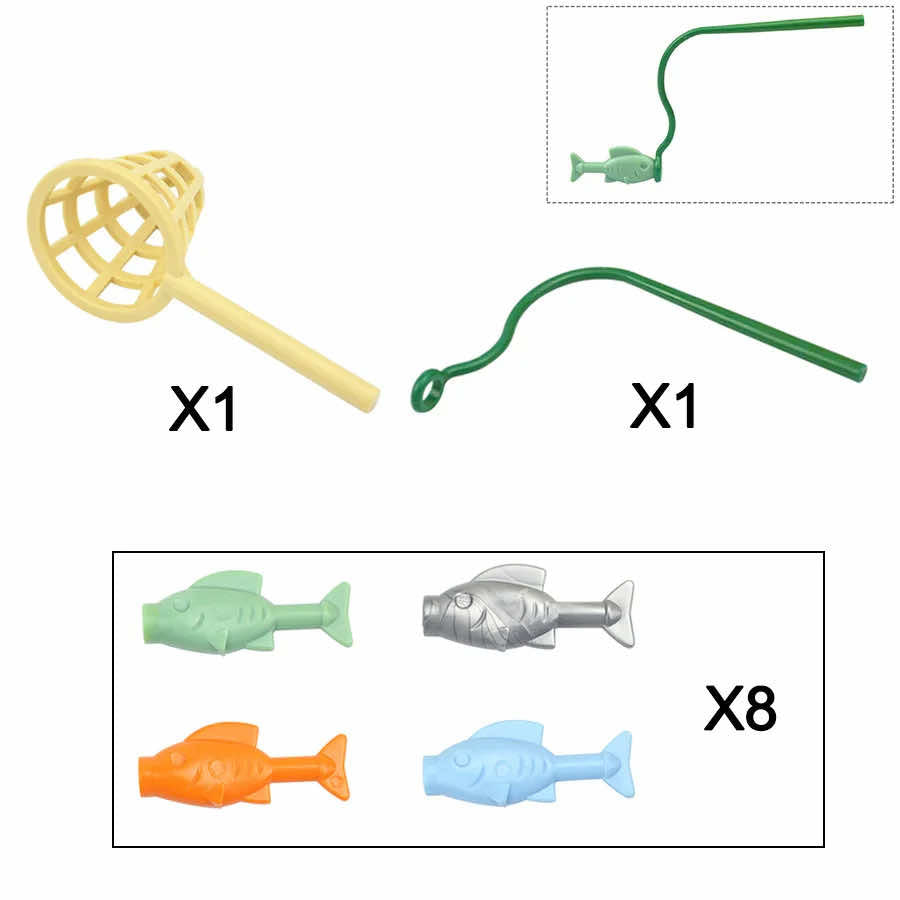 City Food Fish Apple Hot Dog Cake Pizza accessories for Lego Building Block Sets 46 | The Drift Art Co.