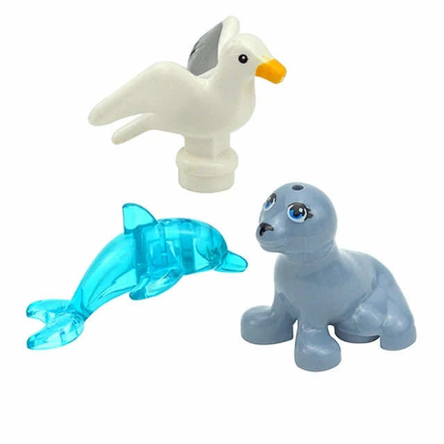 City Animals Zoo Dinosaur Shark Cat Dog Turtle for LEGO Building Blocks Sets DIY | The Drift Art Co. 20