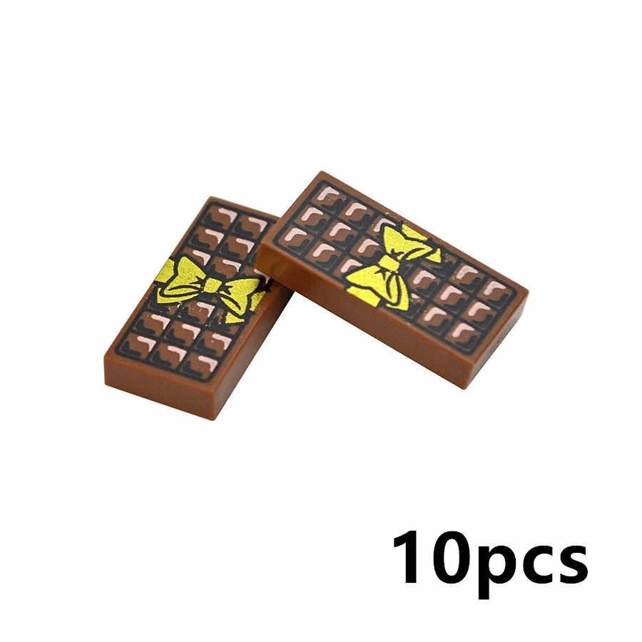 City Food Hamburger Fries Cake Chocolate Pizza for Lego Building Blocks Set DIY