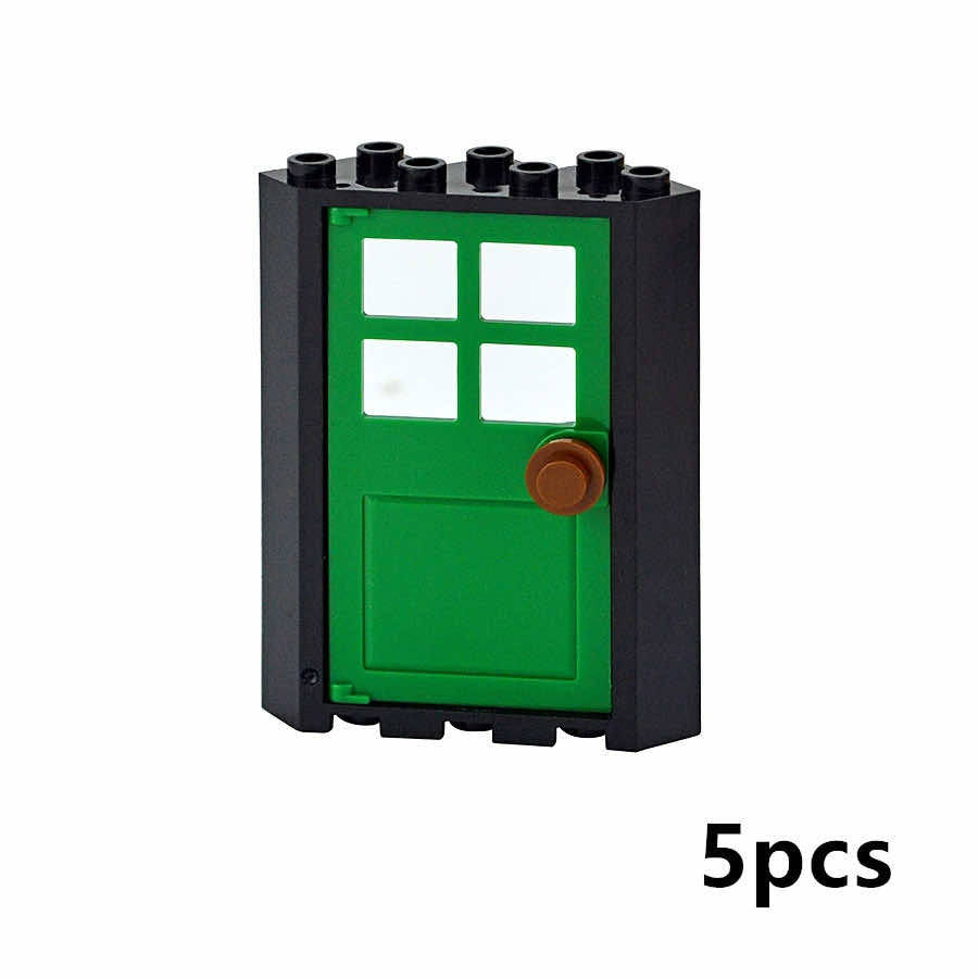 House City Windows 4x4x6 Doors 28327 Door Parts for Lego Building Block Sets DIY | The Drift Art Co. 17