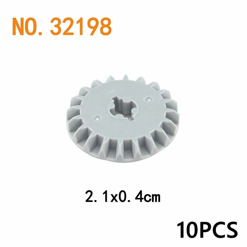 Technic Parts for Lego Kits 92693 32494 Train Car Gear Building Blocks Sets DIY | The Drift Art Co. 38