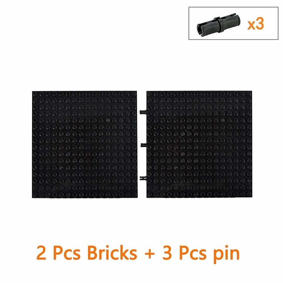 Placas base Technic 4/3 MOC Dots 65803 16x16 Para kits LEGO Bloques de construcción DIY