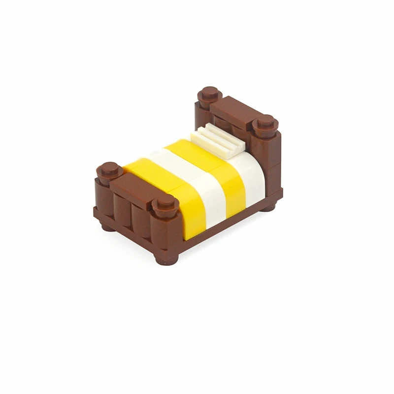Escritorio con forma de árbol de Navidad, mesa de billar, sofá, juego de bloques de construcción Lego
