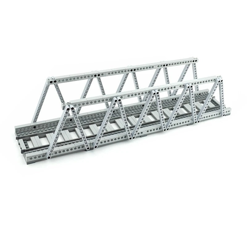 Voies de pont avec rocher pour ensembles de blocs de construction de train Lego Kit DIY - 20 ensembles !