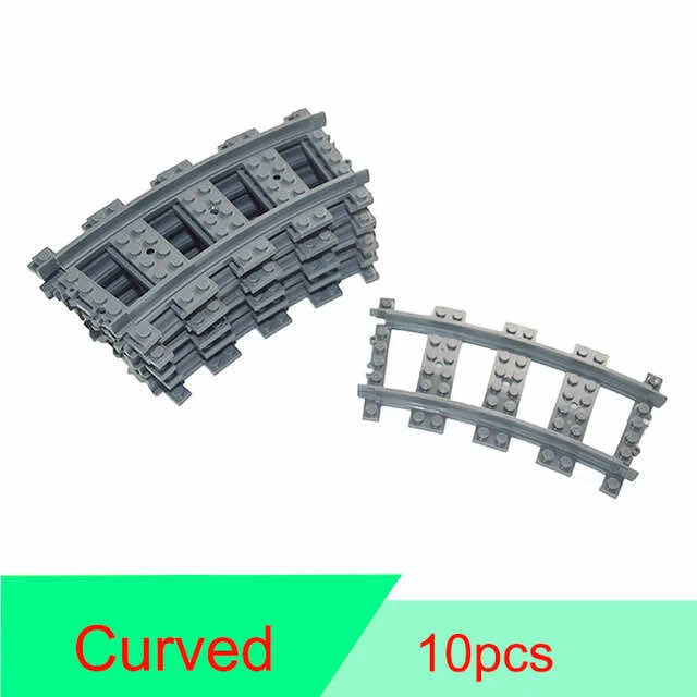City Rail Flexible Tracks for Lego Kit Train Building Blocks Sets DIY - 20 Sets! | The Drift Art Co. 32