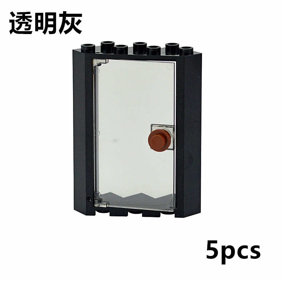 Maison Ville Fenêtres 4x4x6 Portes 28327 Pièces de porte pour ensembles de blocs de construction Lego DIY