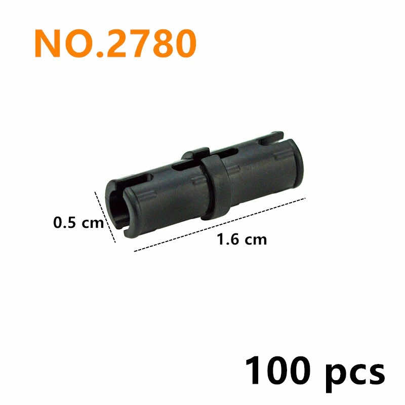 Piezas técnicas para kits Lego Pasador de clavija Eje transversal 2780 3673 Juego de bloques de construcción DIY