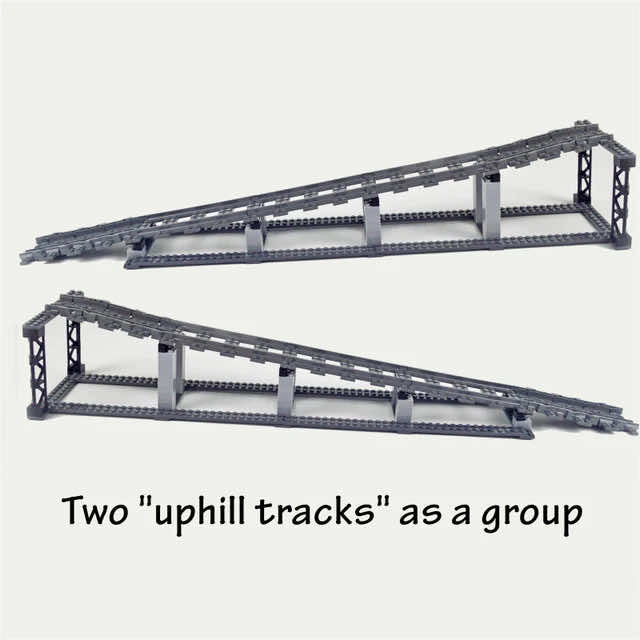 Station Tracks Railway Buffer for Lego Kit Train Building Blocks Sets - 28 Sets! | The Drift Art Co. 15