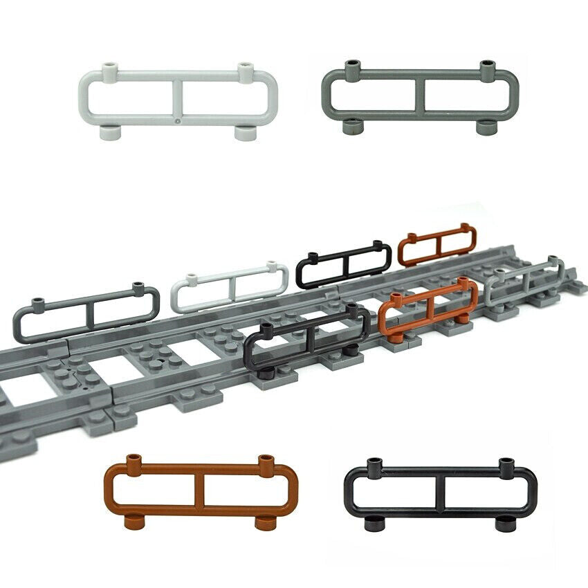 10pcs Car Fence Guardrail Panel 1x8x2 2486 Building Blocks Bricks - Var Colors - Minifigure - - The Drift Art Co.