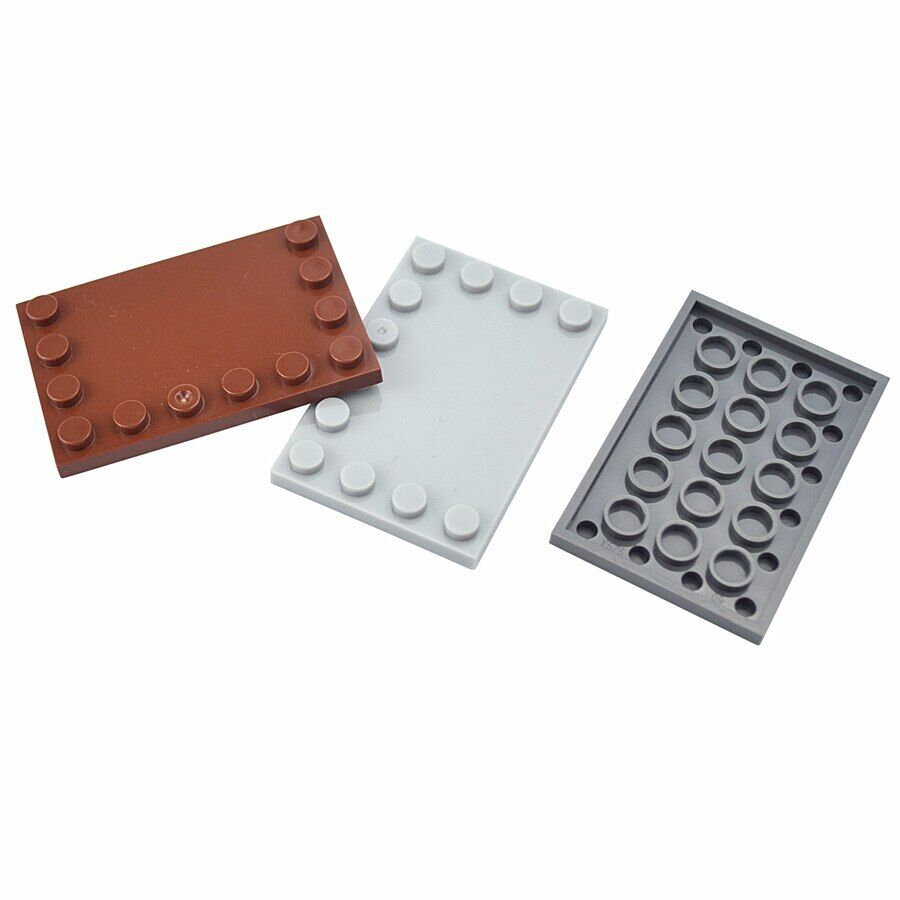 10pcs MOC 4x6 Thin Plate w Studs 6180 Educational Building Blocks Bricks Toy DIY - - The Drift Art Co.