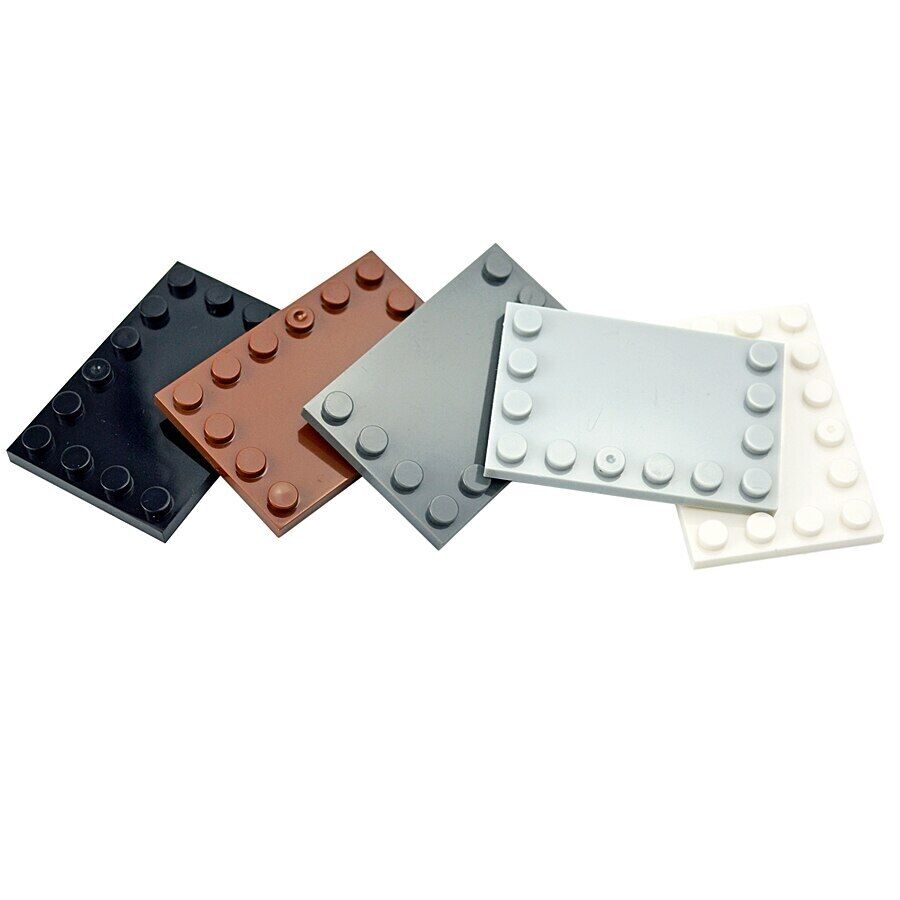 10pcs MOC 4x6 Thin Plate w Studs 6180 Educational Building Blocks Bricks Toy DIY - - The Drift Art Co.
