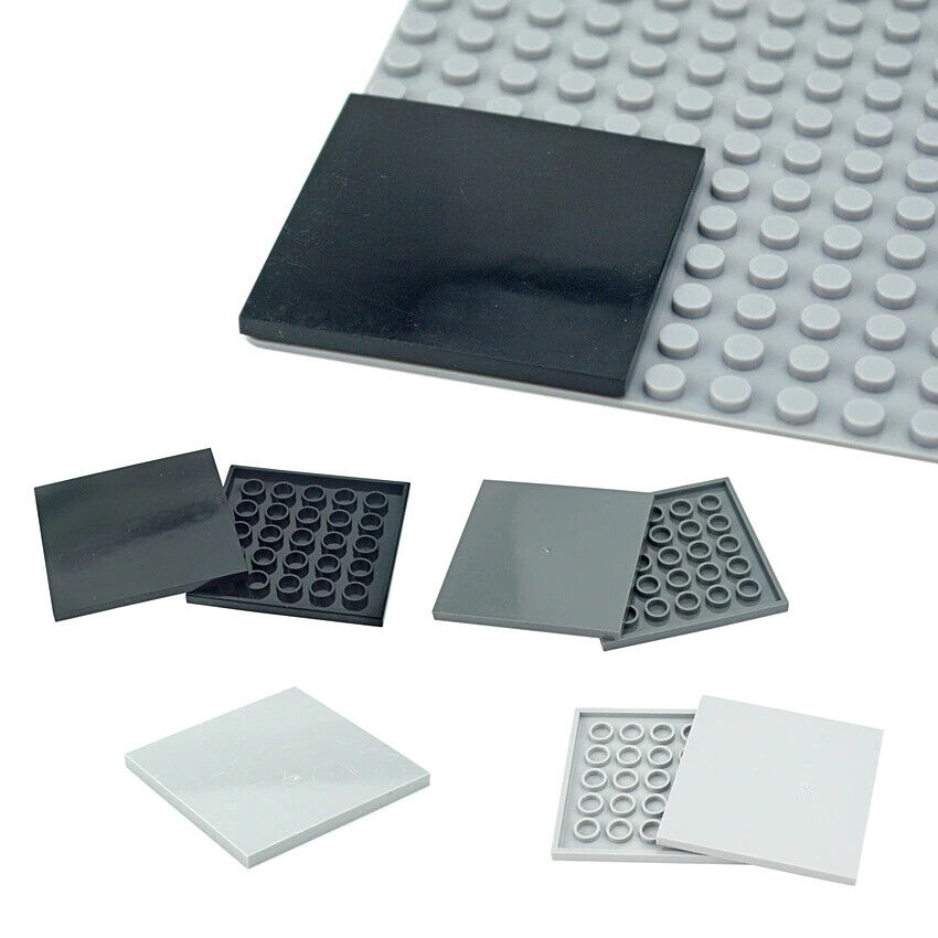 10pcs Smooth Flat Tile 6x6 10202 Building Blocks Bricks Toy DIY - Many colors - Minifigure - - The Drift Art Co.