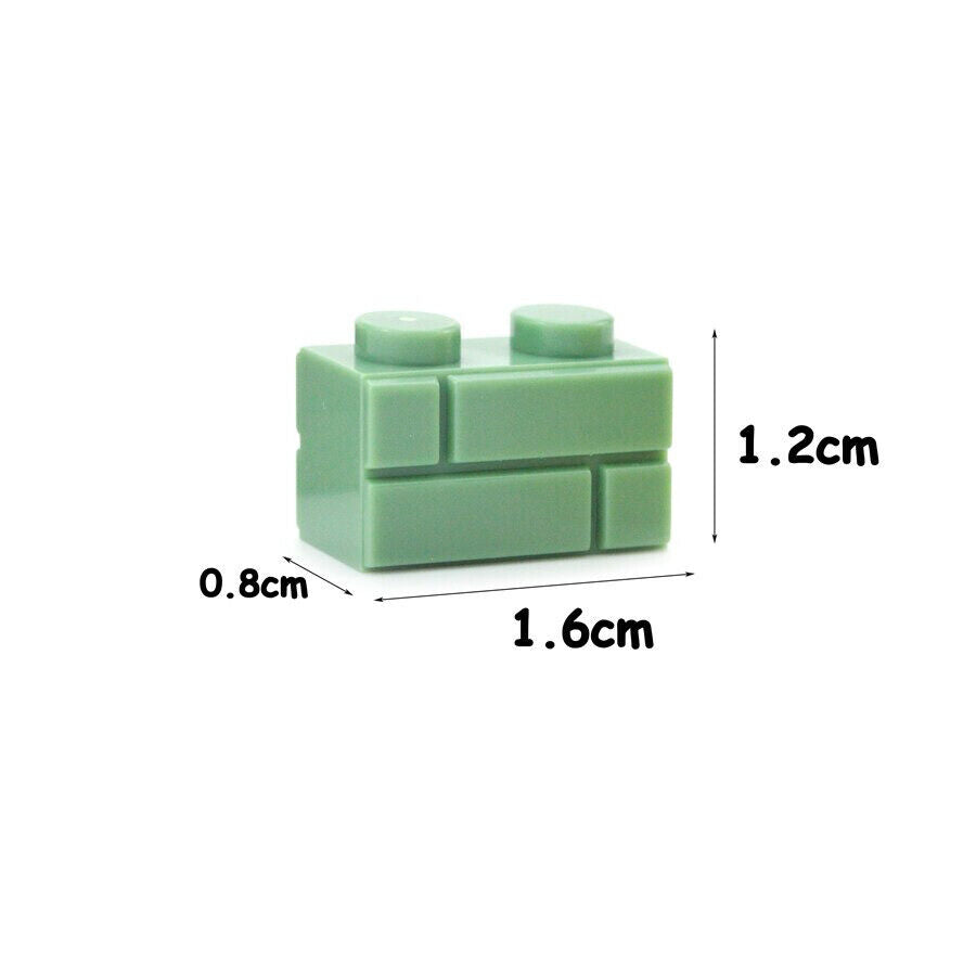 130pcs MOC 1x2 Brick Educational Building Blocks Bricks Toy DIY - Various colors - Minifigure - - The Drift Art Co.