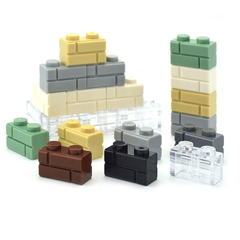 130pcs MOC 1x2 Brick Educational Building Blocks Bricks Toy DIY - Various colors - Minifigure - - The Drift Art Co.