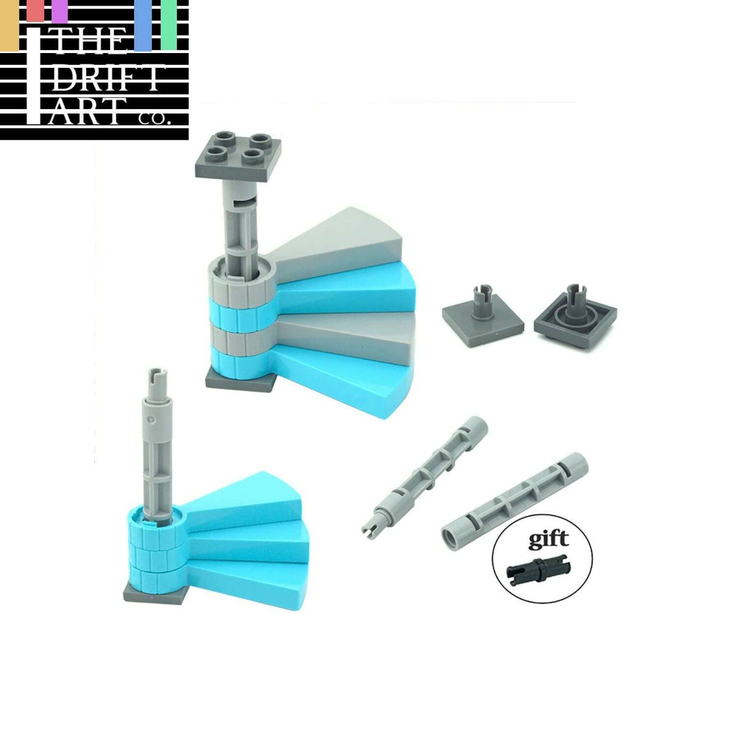 16pcs 1x1 Round Brick Cylinder 40243 for Lego MOC Building Blocks Brick Toy DIY - - The Drift Art Co.