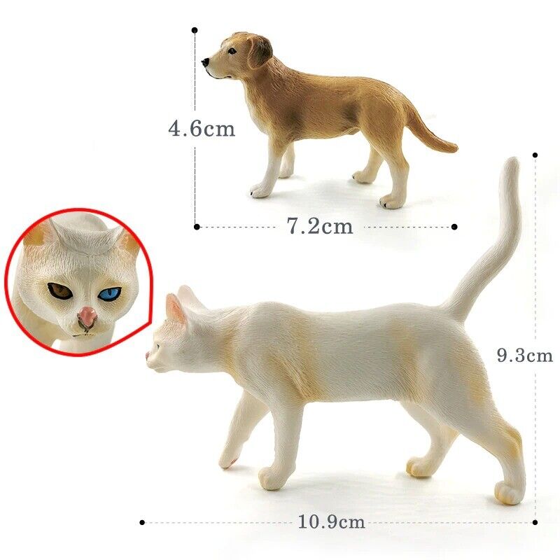 1pc Simulation Lizard Wolf Dog Cat Sloth Animal Miniature Art Toy Figure Doll - - The Drift Art Co.