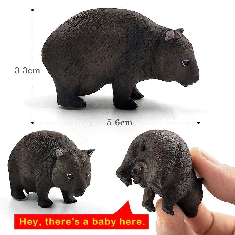 1pc Simulation Wolf Kangaroo Bird Snake Animal Miniature Art Toy Figure Doll - - The Drift Art Co.