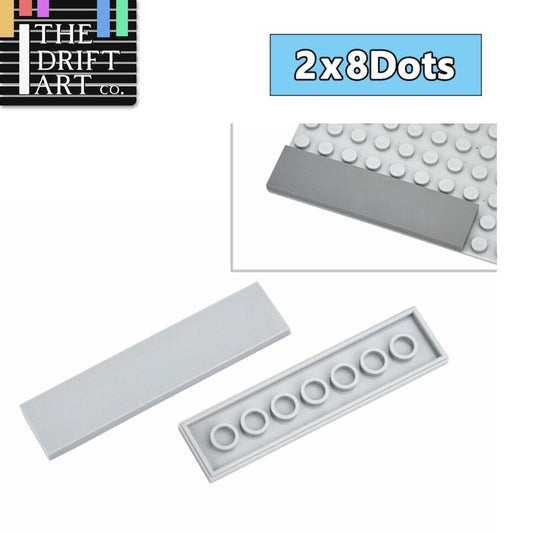 20pcs MOC 2x8 Smooth Educational Building Blocks Bricks Toy DIY - Various colors -  - The Drift Art Co.