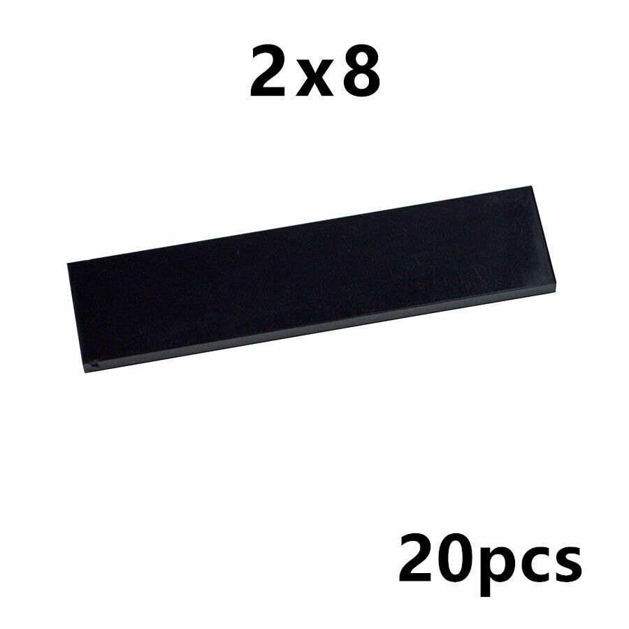 20pcs MOC 2x8 Smooth Educational Building Blocks Bricks Toy DIY - Various colors - - The Drift Art Co.