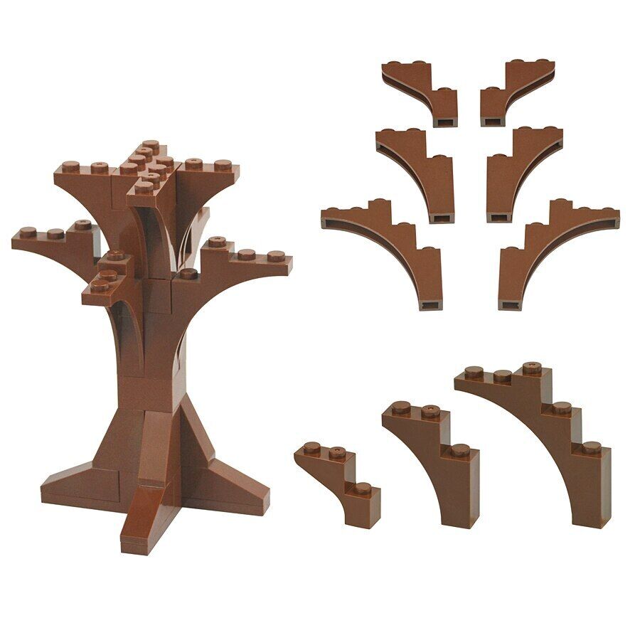 20pcs Plant Tree Branch 13965 Arch 1x3x3 Part for Lego Building Blocks Sets DIY - - The Drift Art Co.