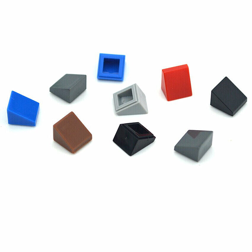 250pcs 1x1 Smooth Bevel 54200 Educational Building Block Bricks Toy DIY - - The Drift Art Co.