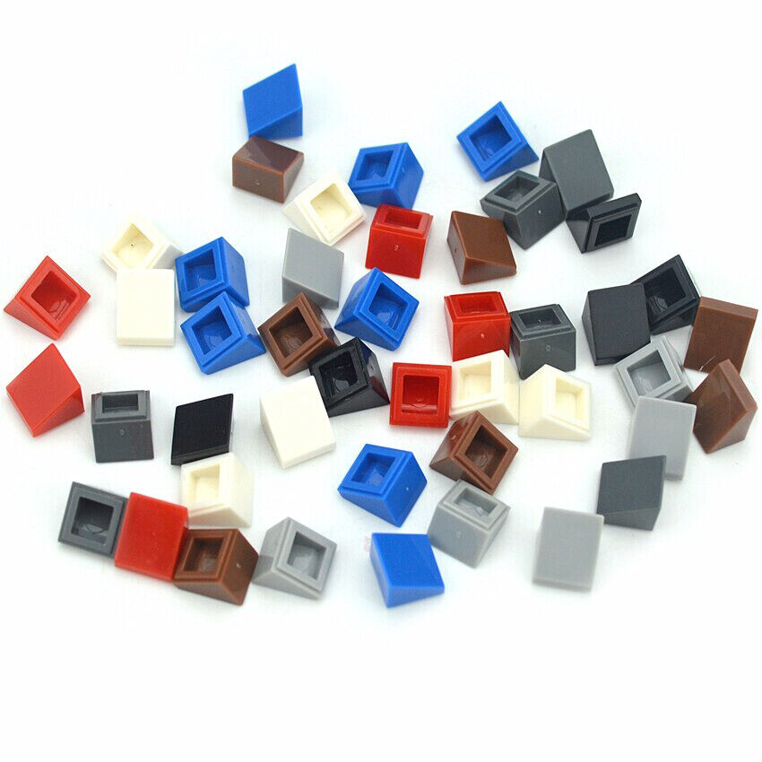 250pcs 1x1 Smooth Bevel 54200 Educational Building Block Bricks Toy DIY - - The Drift Art Co.