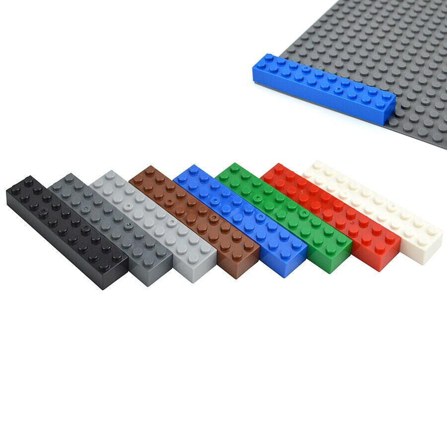 10pcs 2x10 Thick 3006 Brick Basic Building Blocks Bricks Toy DIY - 8 Colors!! | The Drift Art Co. 5