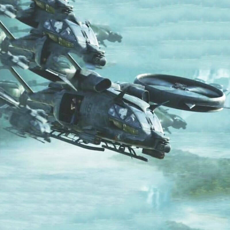 4D Avatar Scorpion Fighter Aircraft Plane Assembly Kit Model Art Toy - - The Drift Art Co.#variant_sku#