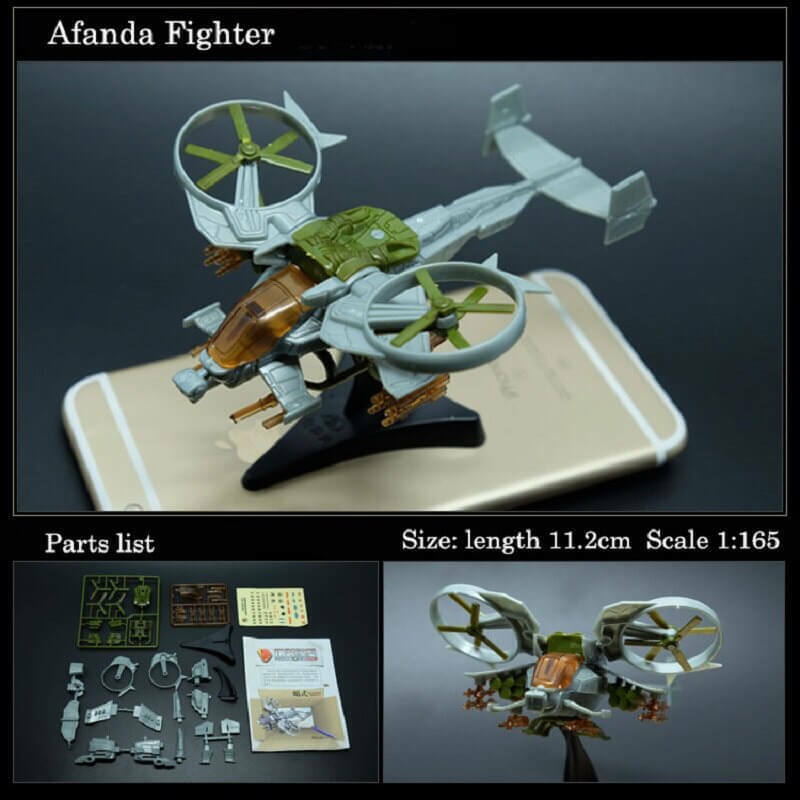 4D Avatar Scorpion Fighter Aircraft Plane Assembly Kit Model Art Toy - - The Drift Art Co.#variant_sku#