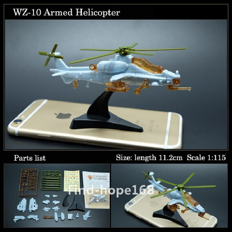 4D CAIC Z-10 Helicopter Aircraft Plane Assembly Kit Model Art Toy - - The Drift Art Co.#variant_sku#