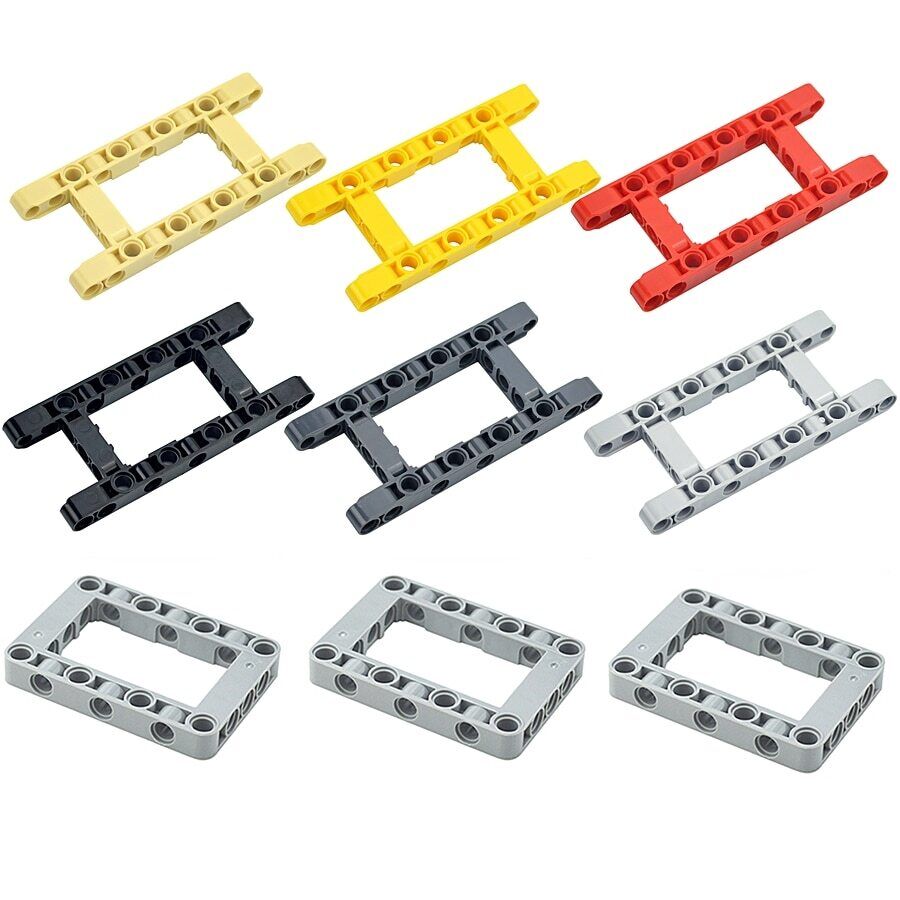4pc Technic Liftarm Frame Hole 64178 5x11 5x7 for Lego Kits Building Blocks Sets - LEGO (R) Bricks, Pieces & Parts - - The Drift Art Co.