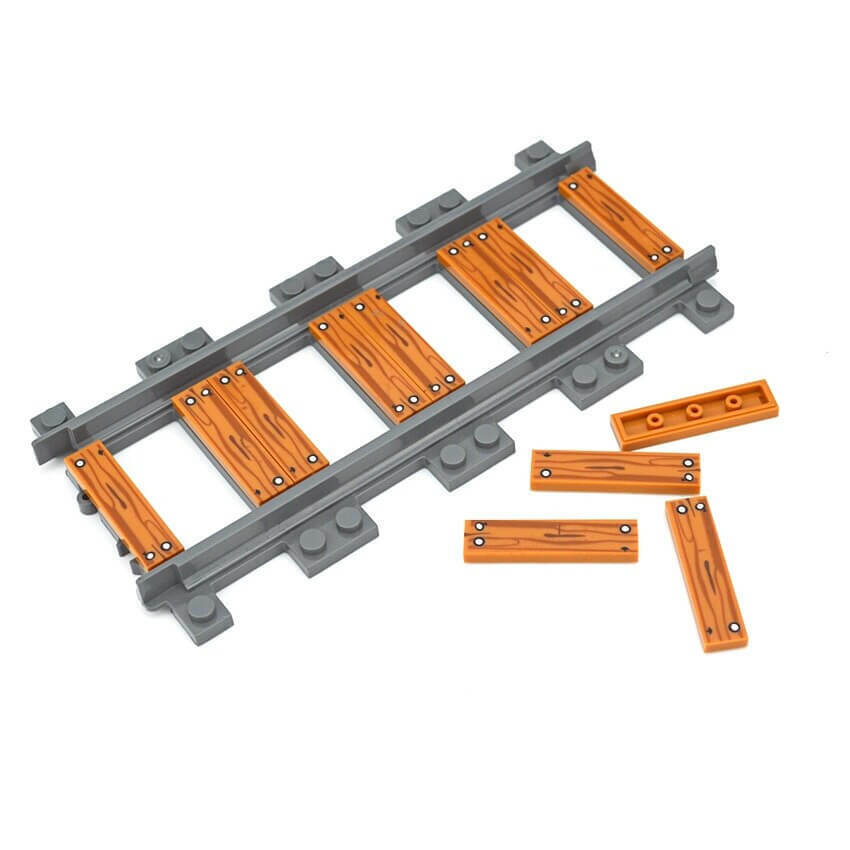 50pcs Smooth Wood Board Flat 1x4 City House Building Blocks Bricks - Var Colors -  - The Drift Art Co.