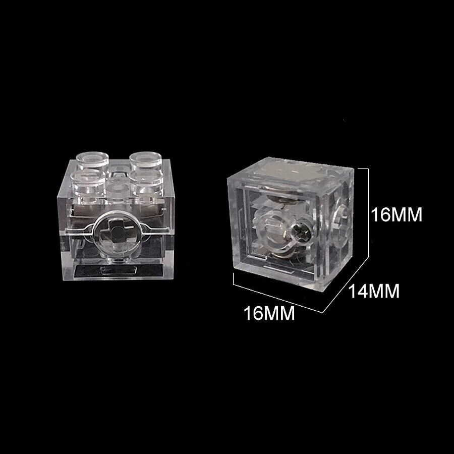 5pcs 2x2 dot LED Light Flash Color For LEGO Building Blocks Brick Toy - SQUARE - - The Drift Art Co.
