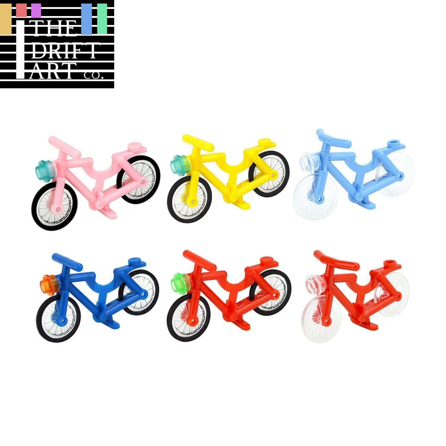 6pcs Vehicle City Bike Bicycle MOC 4719 parts For Building Blocks Brick Toy DIY - - The Drift Art Co.#variant_sku#