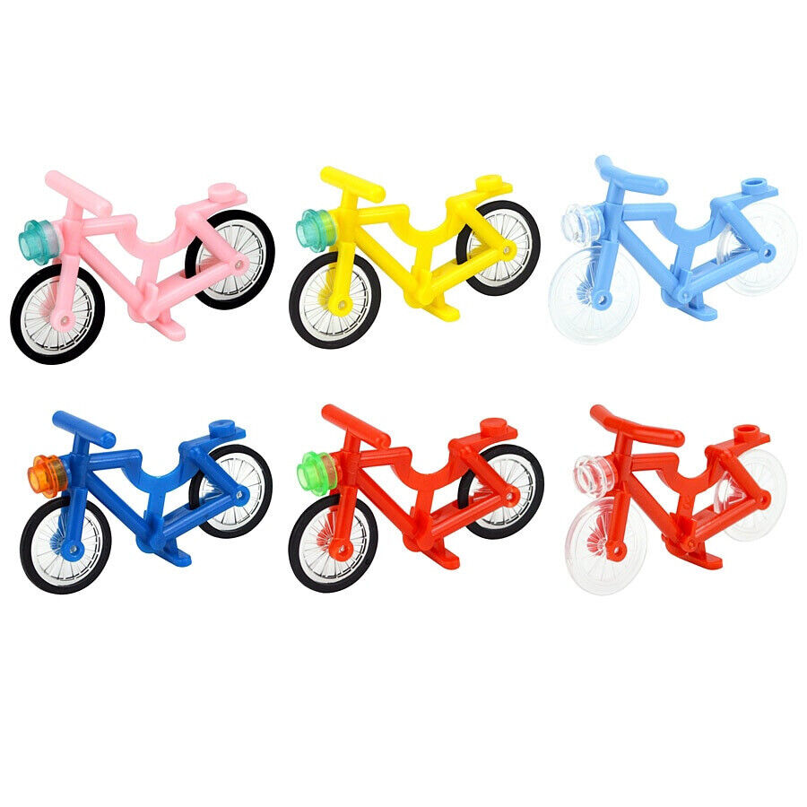 6pcs Vehicle City Bike Bicycle MOC 4719 parts For Building Blocks Brick Toy DIY - - The Drift Art Co.#variant_sku#