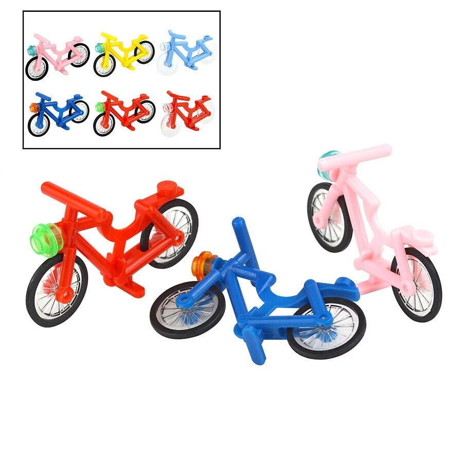 6pcs Vehicle City Bike Bicycle MOC 4719 parts For Building Blocks Brick Toy DIY - - The Drift Art Co.#variant_sku#
