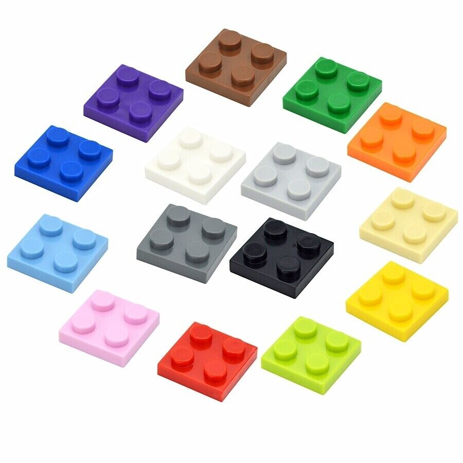 85pcs Thin 2x2 Dots 3022 DIY for Lego Kits Wall bricks Building Blocks Set - - The Drift Art Co.