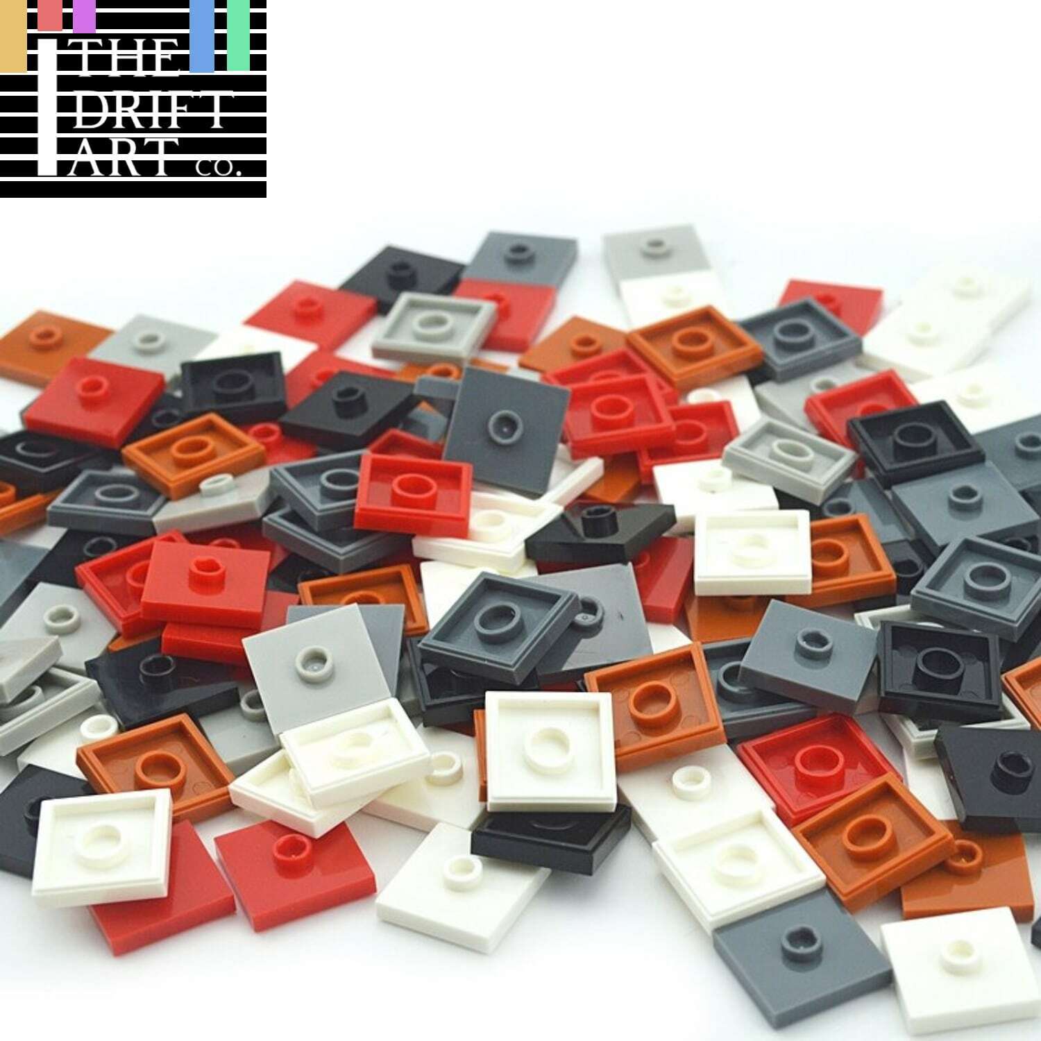 90 150pcs Convex Seat 1x2 2x2 87580 Building Blocks Bricks Toy DIY - Many colors -  - The Drift Art Co.