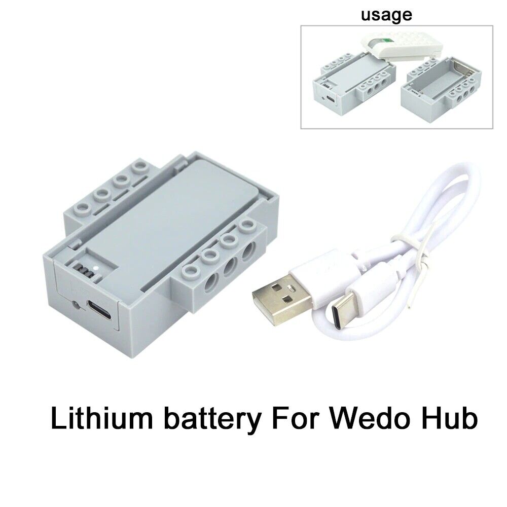 Battery Wedo 45300 M Motor Hub Technic Parts for Lego Kits Building Blocks Set - LEGO (R) Bricks, Pieces & Parts - - The Drift Art Co.