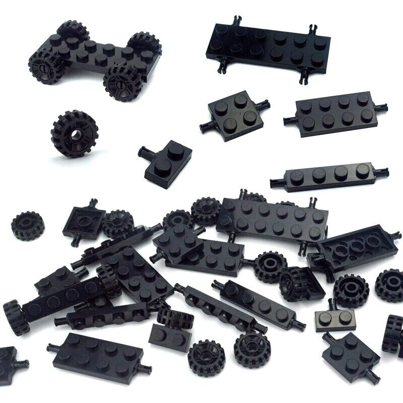 Cars Wheel Shaft Plate City Classic Racing for Lego Kit Building Blocks Set DIY - LEGO (R) Complete Sets & Packs - - The Drift Art Co.