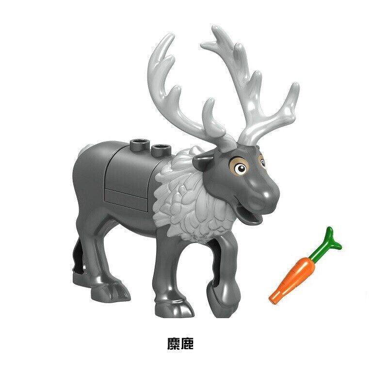 Christmas Animals Elk Reindeer Deer for Lego Sets Building Blocks Brick Sets DIY - - The Drift Art Co.