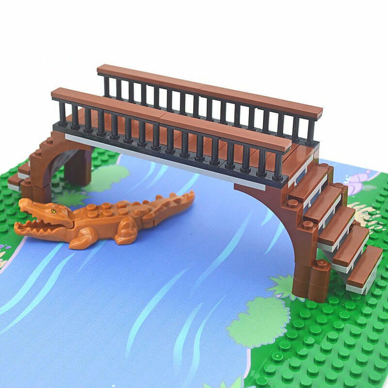 City Parts for LEGO Kits Tree Grass Flower River Base bricks Building Blocks DIY - LEGO (R) Bricks, Pieces & Parts - - The Drift Art Co.