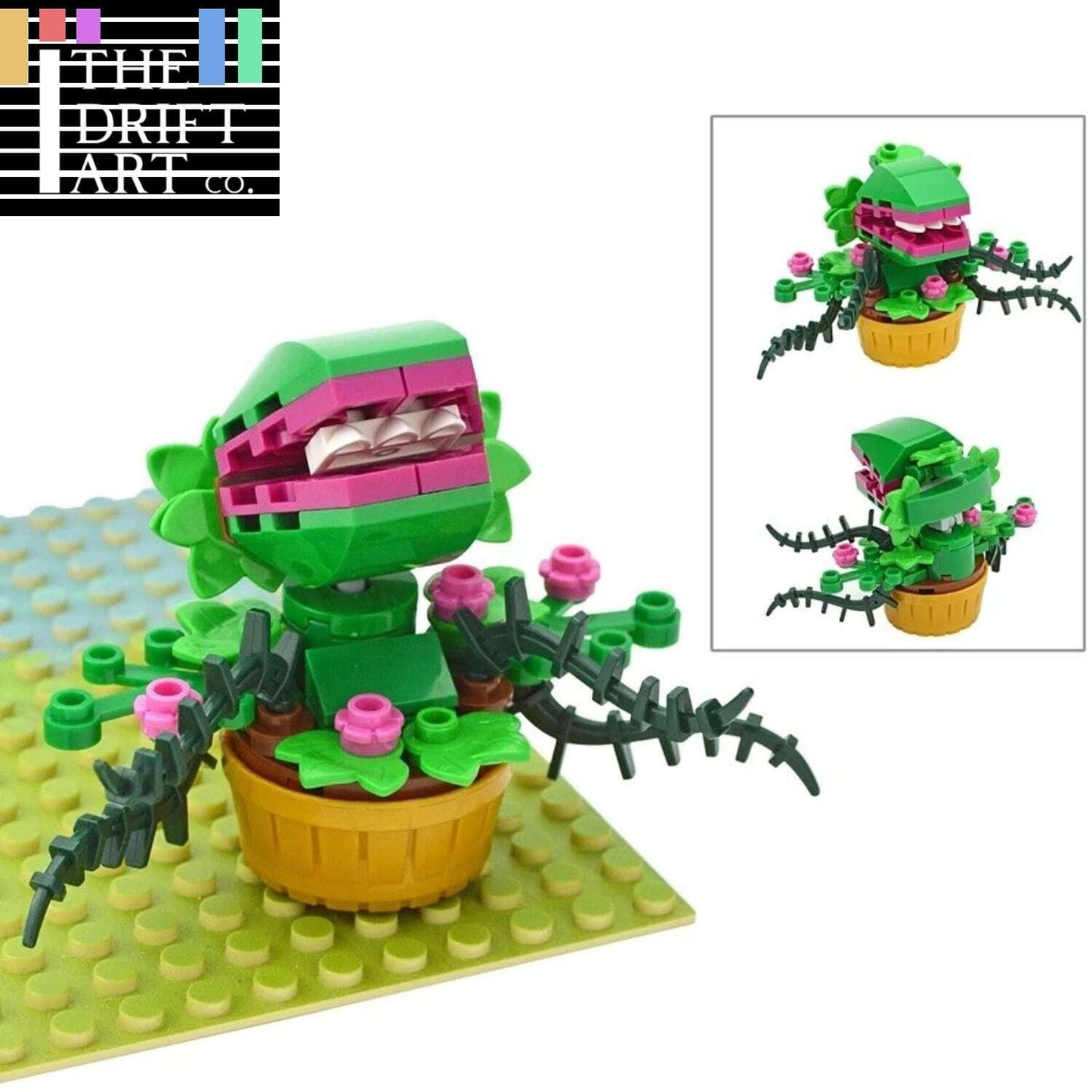 City Venus Flytrap Parts for LEGO Kits Flower plant bricks Building Blocks DIY - - The Drift Art Co.#variant_sku#