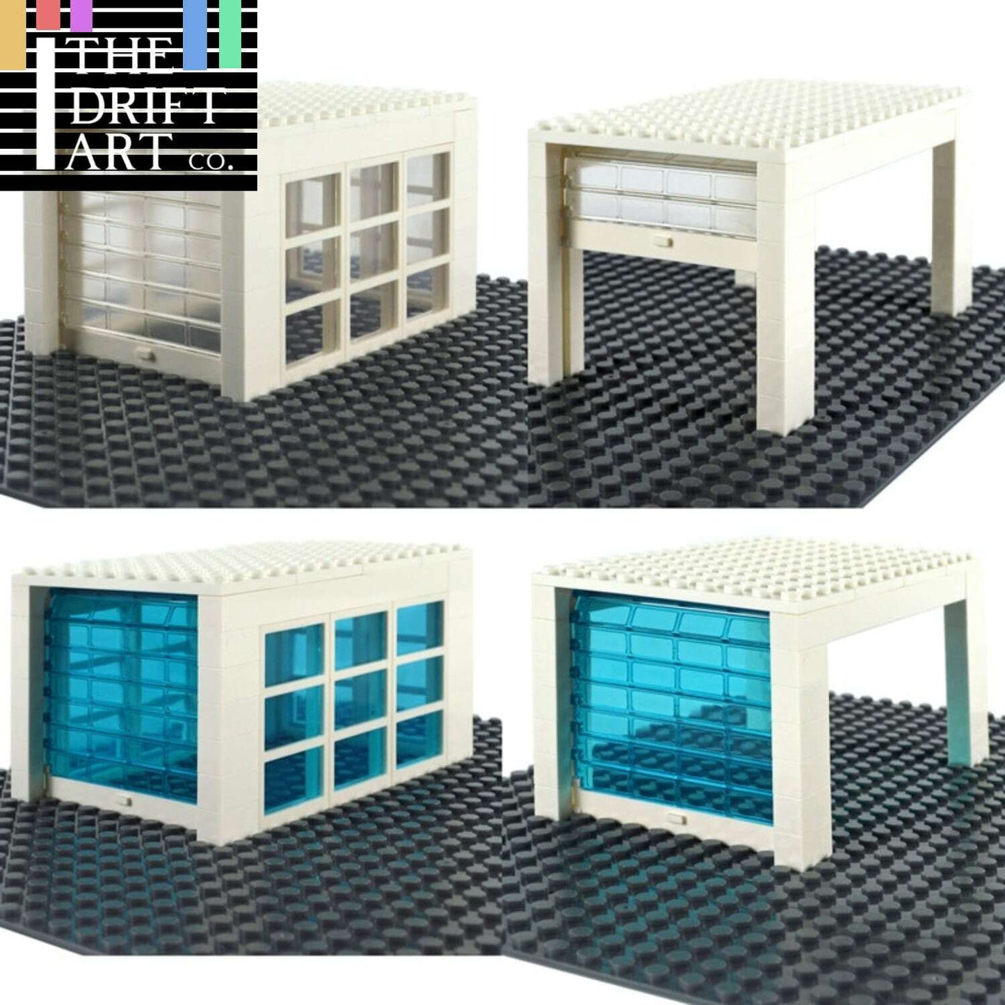 Classic Car Rolling gate Garage Door Parts for Lego Sets Building Block Sets DIY - - The Drift Art Co.