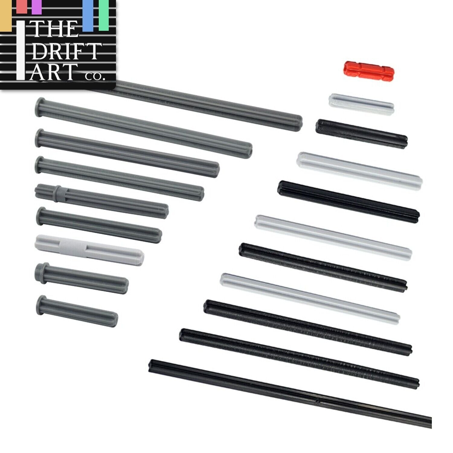 Cross Axle Bulk 1x2 1x3 6587 15462 Shaft Technic for Lego Kit Building Block Set - LEGO (R) Complete Sets & Packs - - The Drift Art Co.