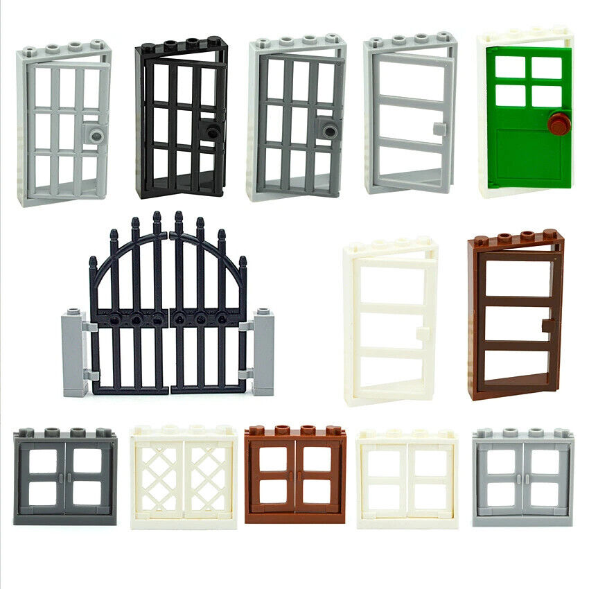 Door Window Castle Hotel House MOC Educational Building Blocks Bricks Toy DIY - Minifigure - - The Drift Art Co.