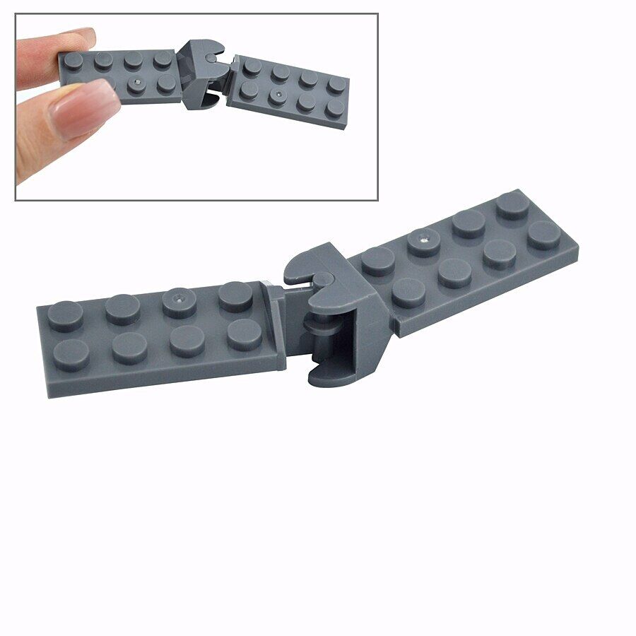Hinge 2x4 Thin Plate 3640 Joint for Lego Kits bricks Building Blocks Sets DIY - - The Drift Art Co.#variant_sku#
