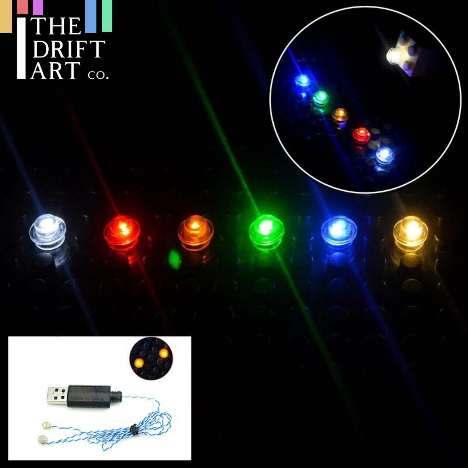 LED Lamps City Street Led Light Lamp Saber Educational Building Blocks Brick Toy - Minifigure - - The Drift Art Co.