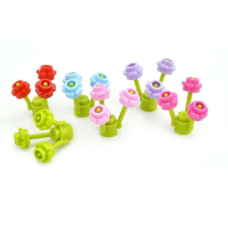 MOC 1x1 five Petal Flowers 24866 Grass Part for LEGO Kits bricks Building Blocks - LEGO (R) Bricks, Pieces & Parts - - The Drift Art Co.